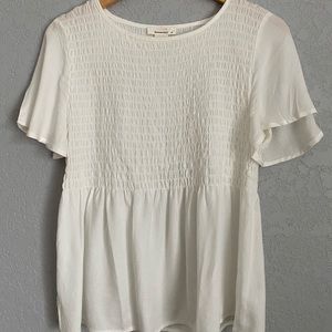 Babydoll Pleated Blouse